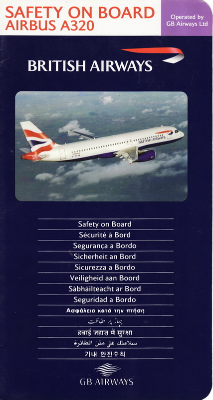 0600 Airbus A320 British Airways by GB Airways - F9 - 1999 - Ma ...